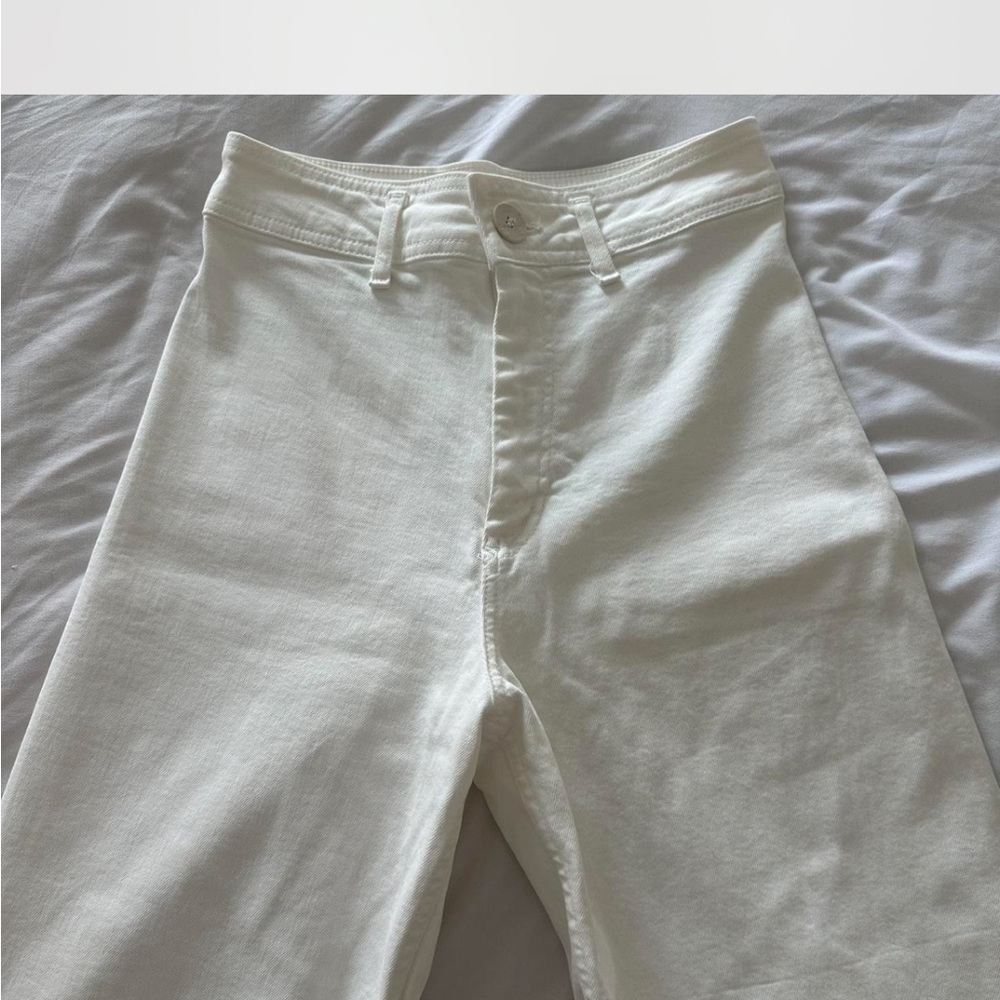 Zara White Women's Pants